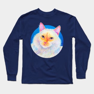 Flame Point Siamese Cat Long Sleeve T-Shirt